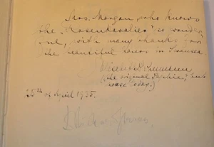 RICHARD STRAUSS & ELISABETH SCHUMANN, original Autógrafos, Der Rosenkavalier, 1935 - Imagen 1 de 9