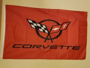CORVETTE RED 3 x 5 Flag #132 - Foto 1 di 1