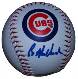 BILL MADLOCK signed (CHICAGO CUBS) MLB logo baseball BECKETT BAS BR63158 - Picture 1 of 2