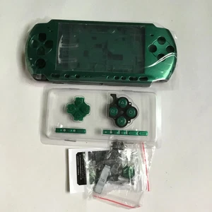 Brand New Full Housing Case Kit Replacement For Sony PSP 3000 Console - Green - Picture 1 of 5