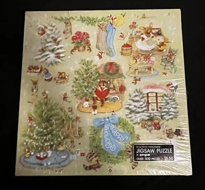 Springbok - Puzzle Natale arriva in città VINTAGE 1977 sigillato/nuovo - Foto 1 di 2