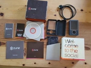 Medios digitales Microsoft Zune 30 negros (30 GB) 5000+ canciones - Imagen 1 de 5