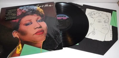 Aretha Franklin "Aretha" 1986  Artisa Vinyl LP George Michael - Warhol Pop Art - Image 1 of 4