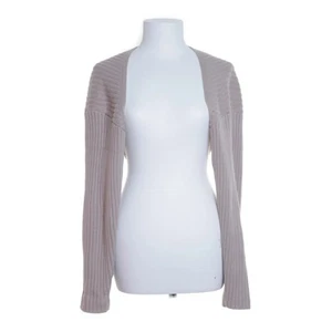 H&M, Bolero, Größe: M, Beige, Baumwolle/Acryl, Einfarbig, Rippenstrick #7dE - Bild 1 von 5