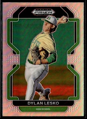 2022 Panini Prizm Draft Picks Refractor Dylan Lesko #PDP15 - Image 1 of 2