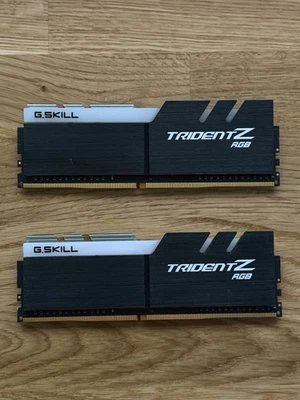 G Skill Trident Z RGB DDR4 3200MHz 16GB (8GBx2) F4-3466C16D-16GTZR XMP2.0 Ready - Image 1 of 4