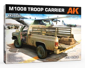 Ak Interactive 1/35 CHEVY PICK UP TRUCK M1008 Troop Carrier Model Kit #AK35030 - Picture 1 of 24