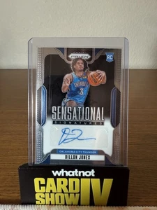 Radiocontrol automático Panini Prizm Dillion Jones Rookie Sensational Signatures 2024-25 - Imagen 1 de 2