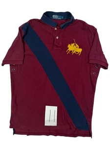 Vintage 90s Polo T-Shirt Polo Ralph Lauren Big Pony Y2K Medium - Picture 1 of 5