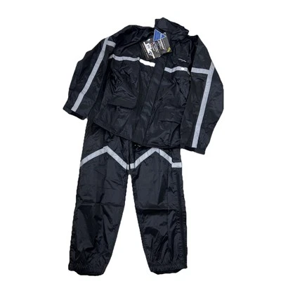 Traje de lluvia Nelson-Rigg SR-6000 StormRider 2 piezas - SR-6000-BLK-01-SM negro pequeño Foto 1 de 4