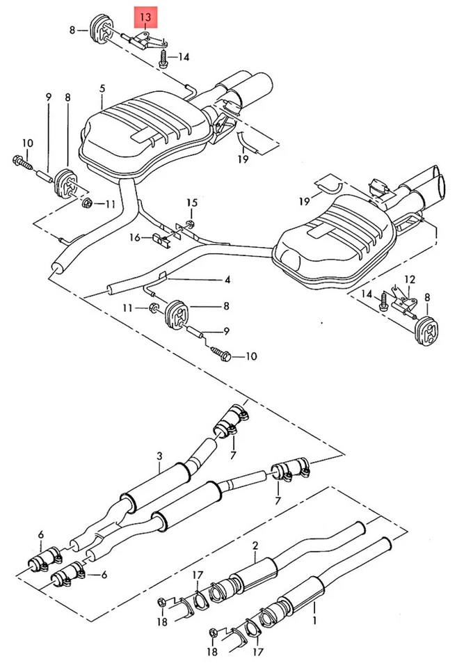 Genuine AUDI A8 S8 quattro 4E2 4E8 Bracket right 4E0253662F - Image 1 of 1