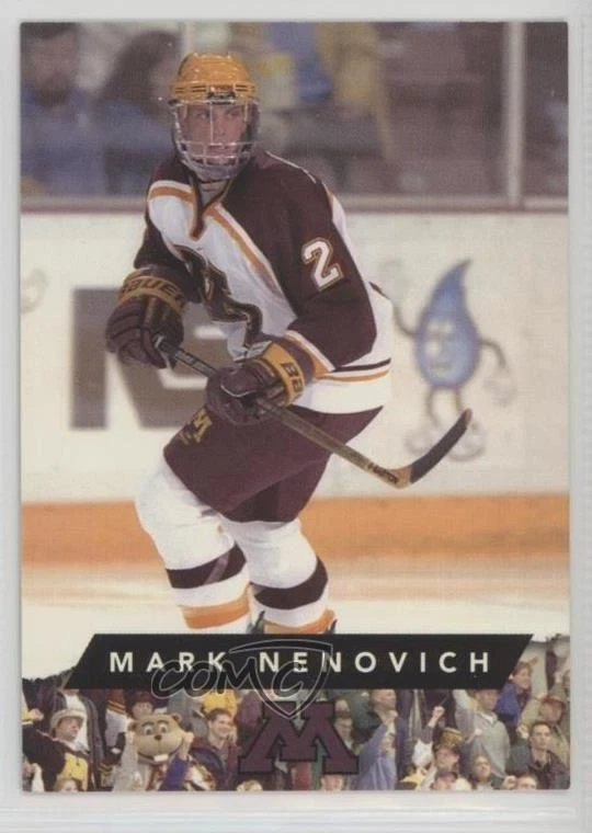 1999-00 University of Minnesota Golden Gopher WCHA Mark Nenovich #2 - Image 1 of 2