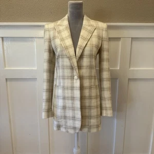 Giacca a quadri New Lafayette 148 New York Whitney Texture taglia:2 misto lana lino - Foto 1 di 21