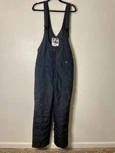 Salopette bavaglini da sci vintage Helly Hansen nera tuta da sci neve grande unisex invernale - Foto 1 di 10