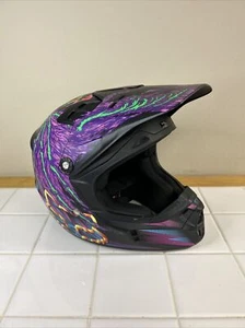 Fox Racing V1 Dragnar Full Face Helmet Youth Small YS 47-48cm Unique Graphics. - Picture 1 of 10