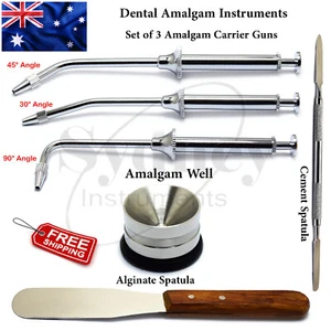 Filling Guns Restorative Mixing Spatula Amalgam Well Pot Laboratory Instruments - Picture 1 of 5