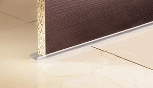 PVC Plinth Sealing Strip 2.5 m, 16-18mm MDF Kickboard Panel Transparent 8.20feet - Picture 1 of 3