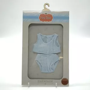 Paola Reina Dolls Clothes, Blue Underwear / Vest & Knickers "51015" Onil - New - Picture 1 of 15