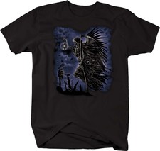 T Shirt -Grim Reaper Soal Stealing Lantern Night Sky