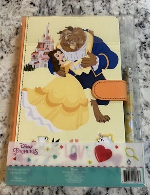 DISNEY BEAUTY AND THE BEAST JOURNAL WITH PEN SET 128 SHEETS NEW - Image 1 of 2