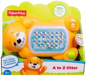 Fisher-Price Laugh & Learn Linkamals A to Z Otter Spelling Toy for Kids- English - Picture 1 of 9