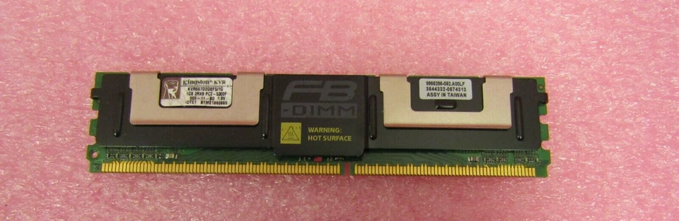 KVR667D2D8F5/1G KINGSTON KINGSTON 1GB 1X1GB PC2-5300F 2RX8 DIMM - Image 1 of 4