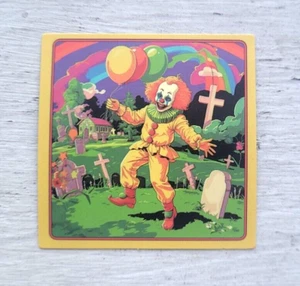 Haunted Doll Active Spirit Creepy Scary Killer Clown Graveyard Sticker 1 Pc - Picture 1 of 4