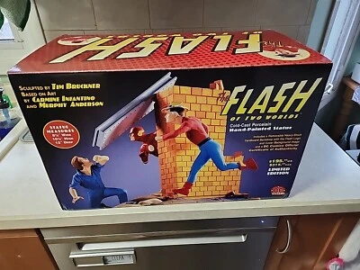 Flash of Two Worlds Ltd. Edición 10 1/2" Estatua #1500 DC Direct Foto 1 de 4