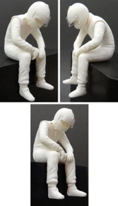1/24 TIRED DRIVER SITTING FIGURE for TAMIYA AOSHIMA FUJIMI REVELL HASEGAWA - Imagen 1 de 1