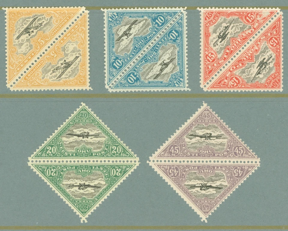 Авиационные самолеты Estonia K02 MNH 10 В 1924 CV 30 евро - Изображение 1 из 1