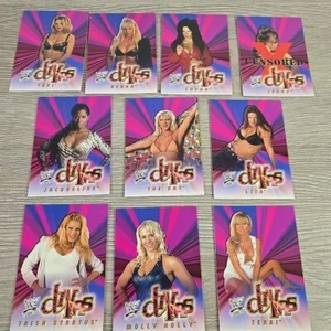 Juego completo de cartas de diva Fleer Wrestlemania WWF 2001 #61-#70 - Imagen 1 de 7
