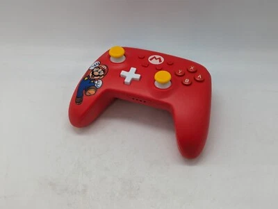 FAULTY PowerA Wireless Controller for Nintendo Switch Mario Joy red DRIFT - Image 1 of 4