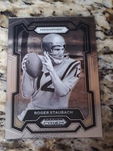2024 Panini Prizm Draft Picks - Roger Staubach #32 Navy/Dallas Cowboys/HoF - Picture 1 of 2