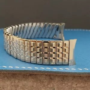17mm 10k Gold-Filled Expansion Baldwin 60er Jahre unbenutzt nos Vintage Uhrenarmband - Bild 1 von 7