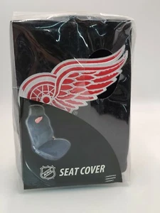 Detroit Red Wings Embroidered Seat Cover [New] NHL Car Auto Black Truck SUV - Picture 1 of 1