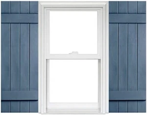 Homeside 4 Board and Batten Joined Vinyl Shutters (1 Pair) 14-1/2In. X 35In. - 6 - Picture 1 of 4