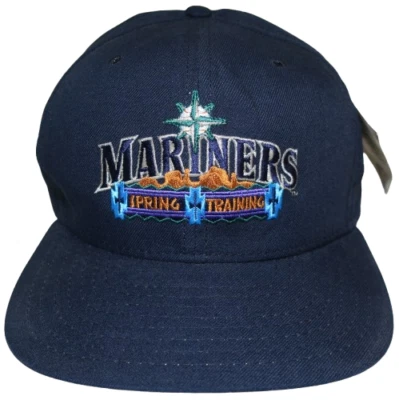 Винтажная бейсболка New Era Seattle Mariners весенняя тренировка ОГРАНИЧЕННЫЙ ВЫПУСК VIP ✅ - Изображение 1 из 4