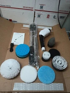 NEW JORKING ELECTRIC SCRUBBER W/MULTIPLE SCRUB HEAD BRUSH ANS-8051A FREE SHIP - Picture 1 of 7