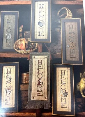 Charming Welcomes I Cross-Stitch Pattern Booklet By Sandra Sullivan No. 150 - Image 1 of 3