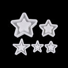 3D Hollow Star Silicone Molds Five-pointed Star Concrete Moulds Resin Mold Wp