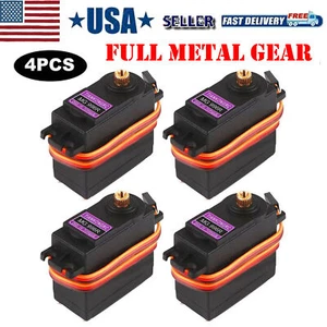Para camión de radiocontrol Futaba JR coche de carreras barco engranaje de metal par servo digital MG996R EE. UU. - Imagen 1 de 12