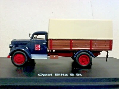 SCHUCO 1:43 DIE CAST METAL - CAMION TRUCK OPEL BLITZ S 3t TELONATO ART 03061 - Immagine 1 di 4