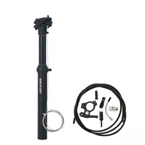 Zoom MTB Bicycle Suspension Dropper Seatpost 31.6mm 100mm Remote External Cable - Picture 1 of 10