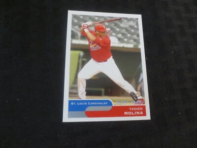 2004 Bazooka #275 Hitting Yadier Molina Cardinals Rookie - Image 1 of 2