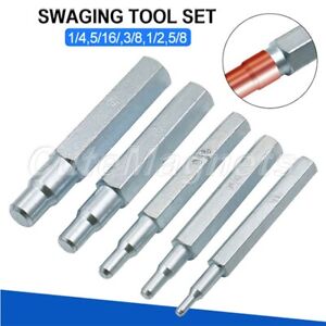 1 Set/5Pcs Steel CT-193 Swaging Punch suitable for general refrigeration system