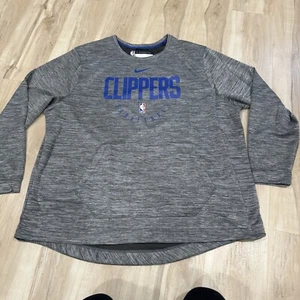 Nike Los Angeles Clippers Pullover Herren 3XL Team Issued grau authentisch Dri-Fit A - Bild 1 von 7