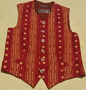VERSACE CLASSIC V2 red vest Barocco Greek Key print Medusa model - Picture 1 of 8