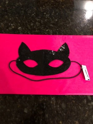 American Eagle Outfitters Black Sequin Cat Mask, New! - Image 1 of 4