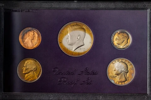 1985-S US MINT PROOF SET BU UNC TONED GEM NICE COLOR CHOICE #2 (DR) Cover