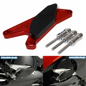 Left Engine Stator Case Crash Slider Red For SUZUKI Hayabusa B-King GSX1300R/BK - Picture 1 of 12